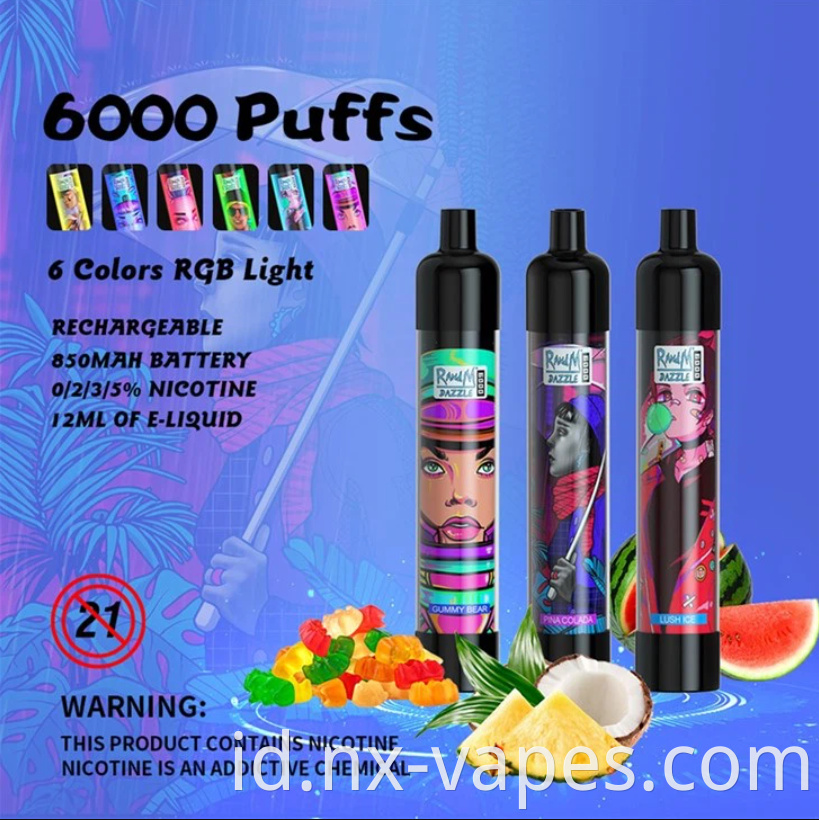 Fumot RandM dazzle 6000 3